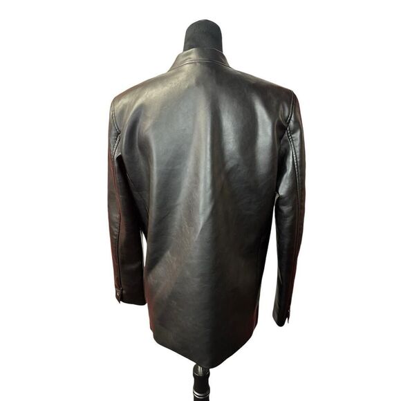 Babaton Dark Leather Jacket - Picture 7 of 13